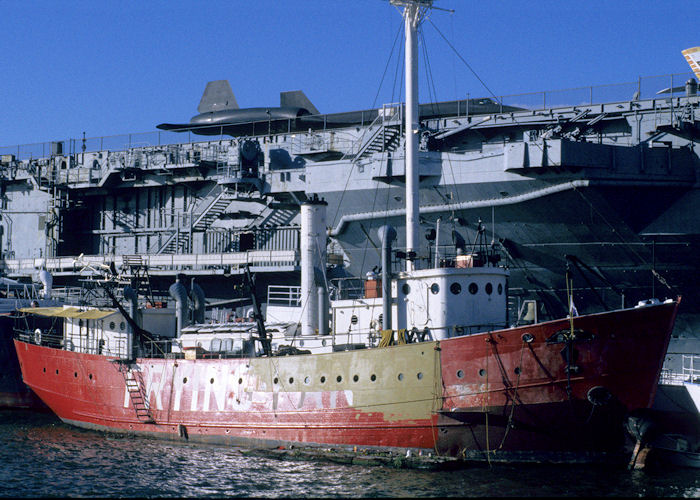  Lightship #115 pictured preserved at New York on 18th September 1994