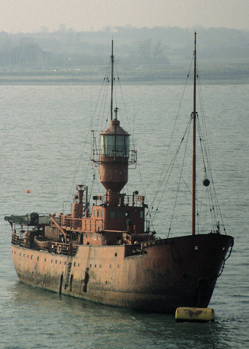  Light Vessel No. 18 pictured laid up at Harwich on 15th April 1996