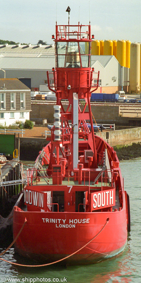Photograph of the vessel  Light Vessel No. 7 pictured at Cowes on 18th August 2002