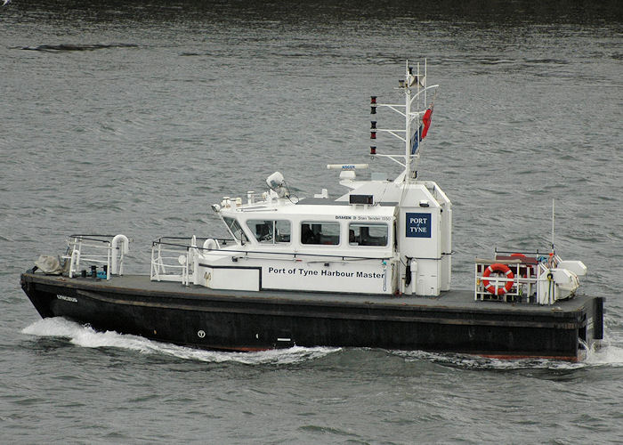Photograph of the vessel rv Lynceus pictured on the River Tyne on 10th August 2010