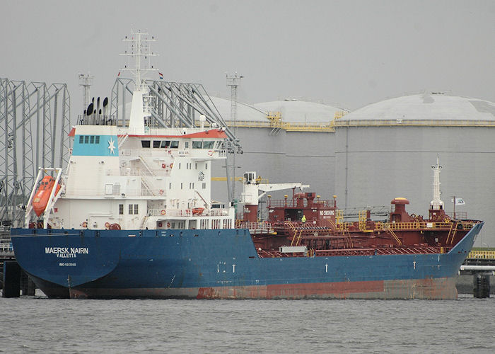 Photograph of the vessel  Maersk Nairn pictured in the 7e Petroleumhaven, Europoort on 20th June 2010