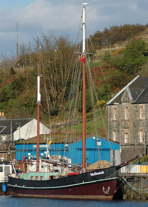 Photograph of the vessel  Mallemok pictured at Tarbert, Loch Fyne on 3rd May 2010