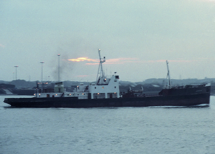 Photograph of the vessel  Mancunium pictured in Southampton on 26th October 1988