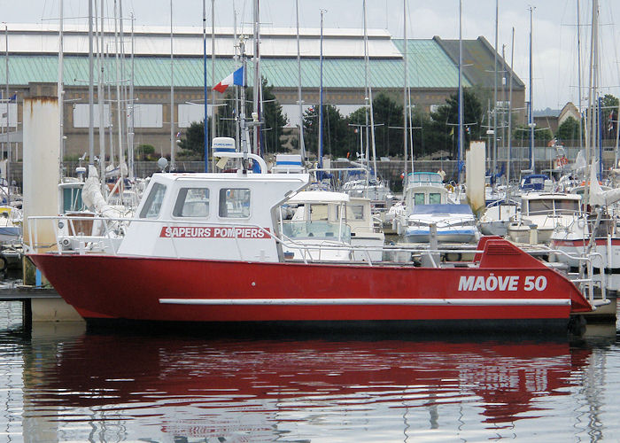 Photograph of the vessel  Maöve 50 pictured at Cherbourg on 21st June 2008