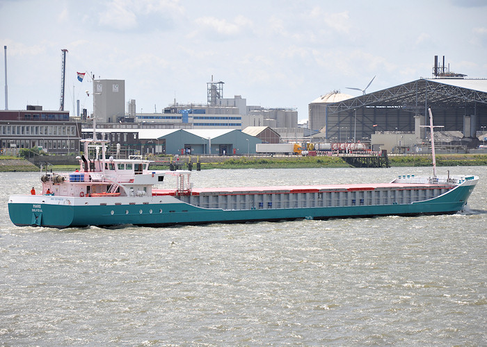 Photograph of the vessel  Mare pictured passing Vlaardingen on 23rd June 2012