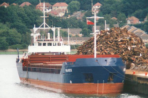 Photograph of the vessel  Marek pictured in Southampton on 8th September 1996