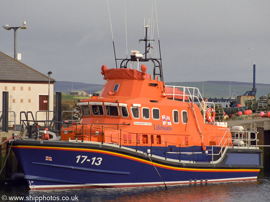 Photograph of the vessel RNLB Margaret Foster pictured at Kirkwall on 9th May 2003