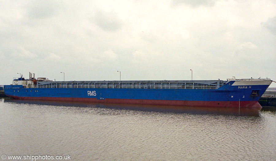 Photograph of the vessel  Maria H pictured in William Wright Dock, Hull on 11th August 2002