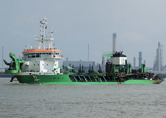 Photograph of the vessel  Marieke pictured at Shellhaven on 22nd May 2010