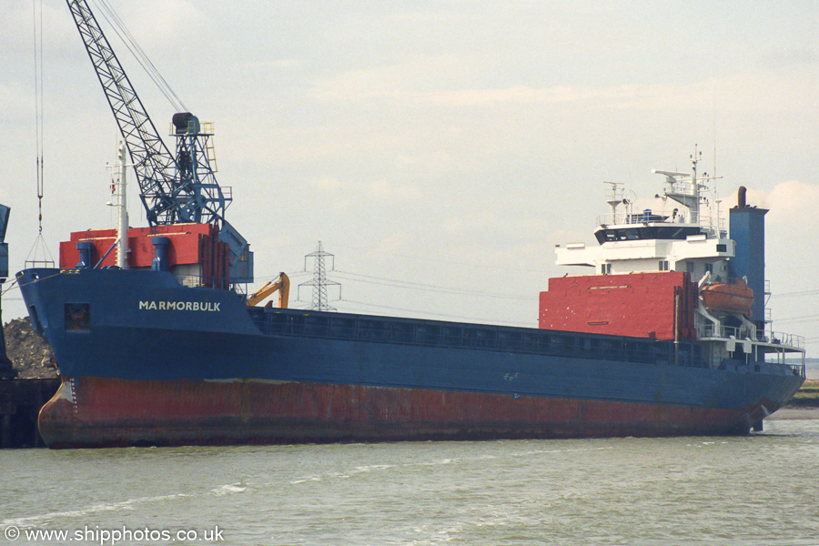 Photograph of the vessel  Marmorbulk pictured at Queenborough on 16th August 2003