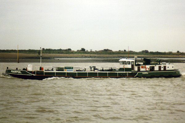 Photograph of the vessel  Marpol pictured on the River Thames on 6th October 1995