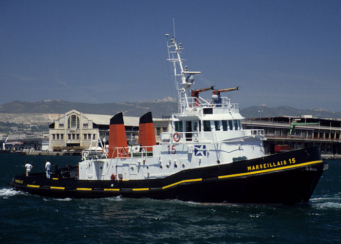 Photograph of the vessel  Marseillais 15 pictured at Marseille on 6th July 1990