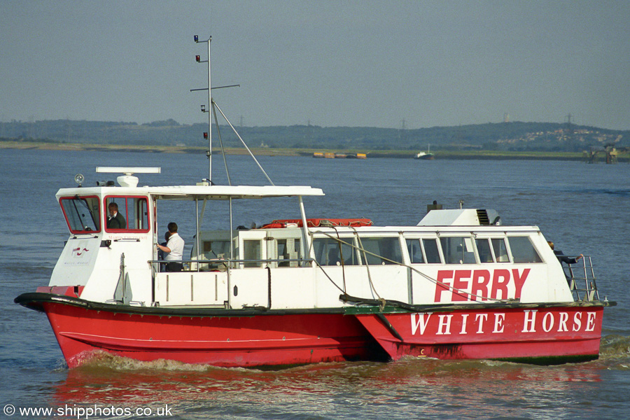 Photograph of the vessel  Martin Chuzzlewit pictured approaching Tilbury on 1st September 2001