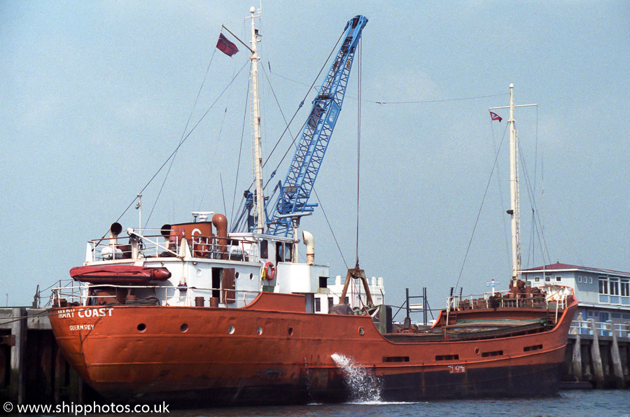 Photograph of the vessel  Mary Coast pictured at Weymouth on 16th April 1989