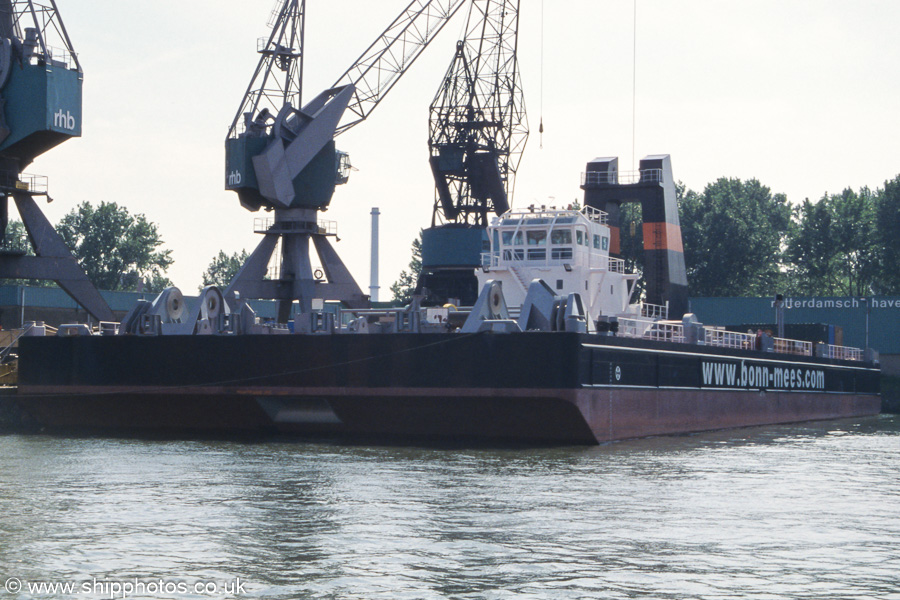Photograph of the vessel  Matador 3 pictured fitting out in Waalhaven, Rotterdam on 17th June 2002