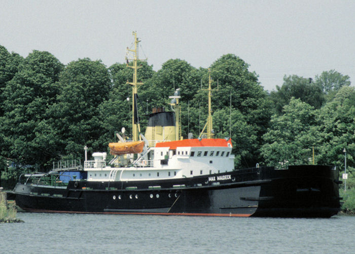 Photograph of the vessel  Max Waldeck pictured at Rendsburg on 8th June 1997