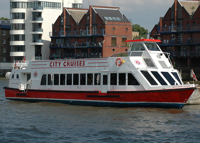 Photograph of the vessel  Mayflower Garden pictured in London on 11th June 2009