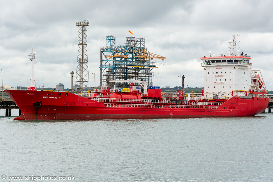 Photograph of the vessel  Med Antarctic pictured at Fawley on 8th July 2023