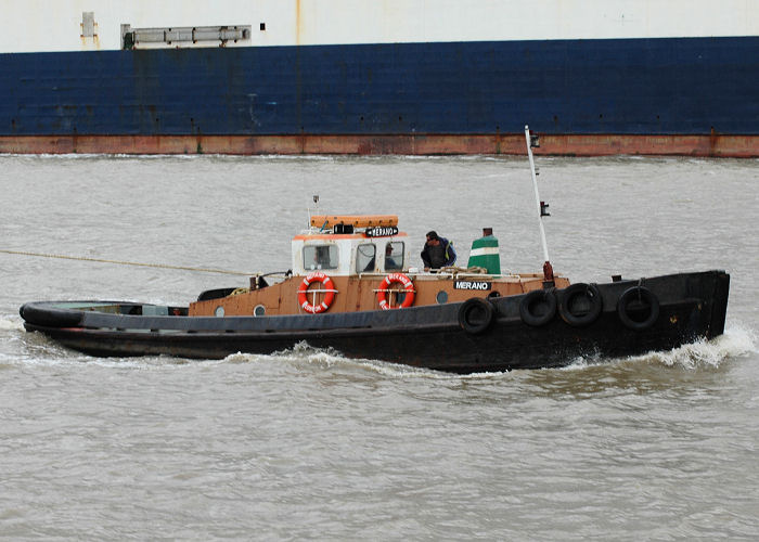 Photograph of the vessel  Merano pictured passing Dartford on 10th August 2006
