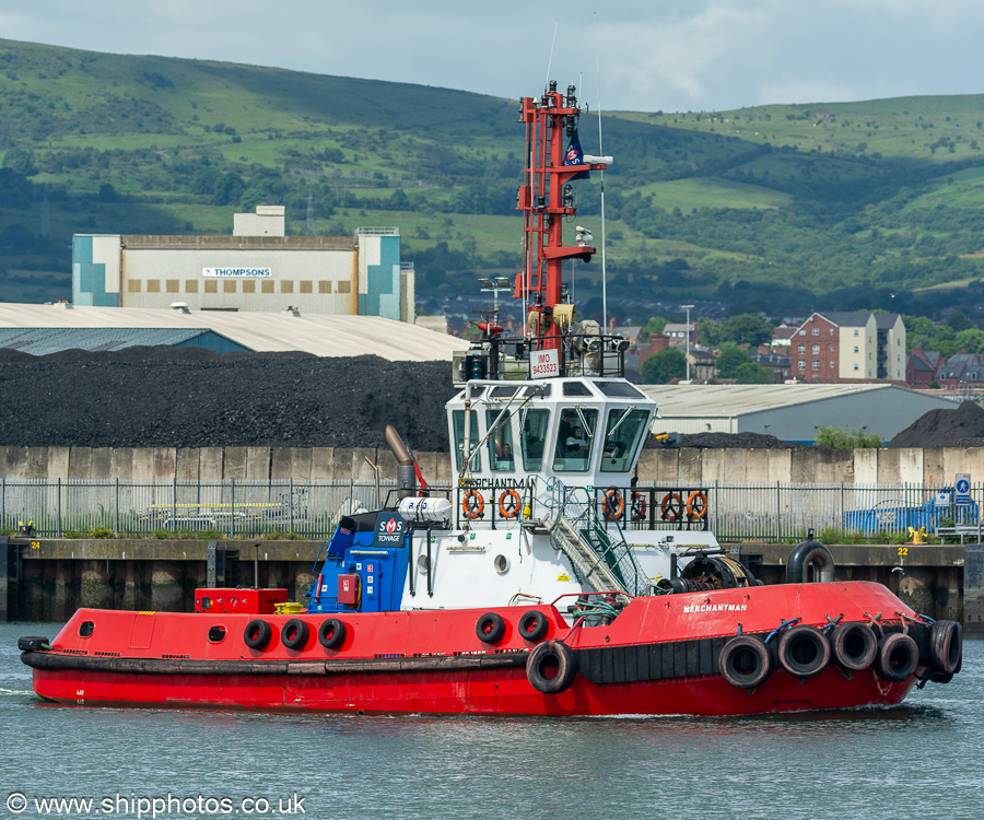 Photograph of the vessel  Merchantman pictured at Belfast on 29th June 2023