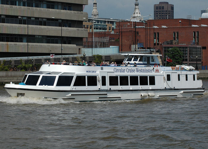Photograph of the vessel  Mercuria pictured in London on 11th June 2009