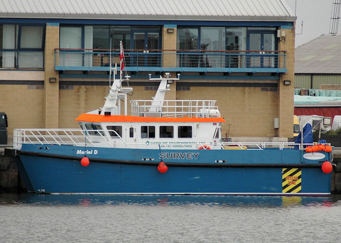 Photograph of the vessel rv Meriel D pictured at Grimsby on 5th September 2009