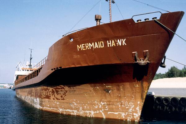  Mermaid Hawk pictured in Fredericia on 29th May 1998