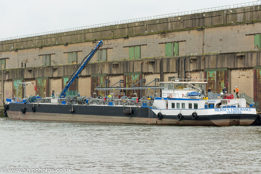 Photograph of the vessel  Mersey Endurance pictured in Huskisson Branch Dock No.3, Liverpool on 3rd August 2019