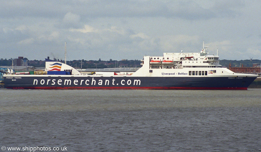 Photograph of the vessel  Mersey Viking pictured at Birkenhead on 29th June 2002