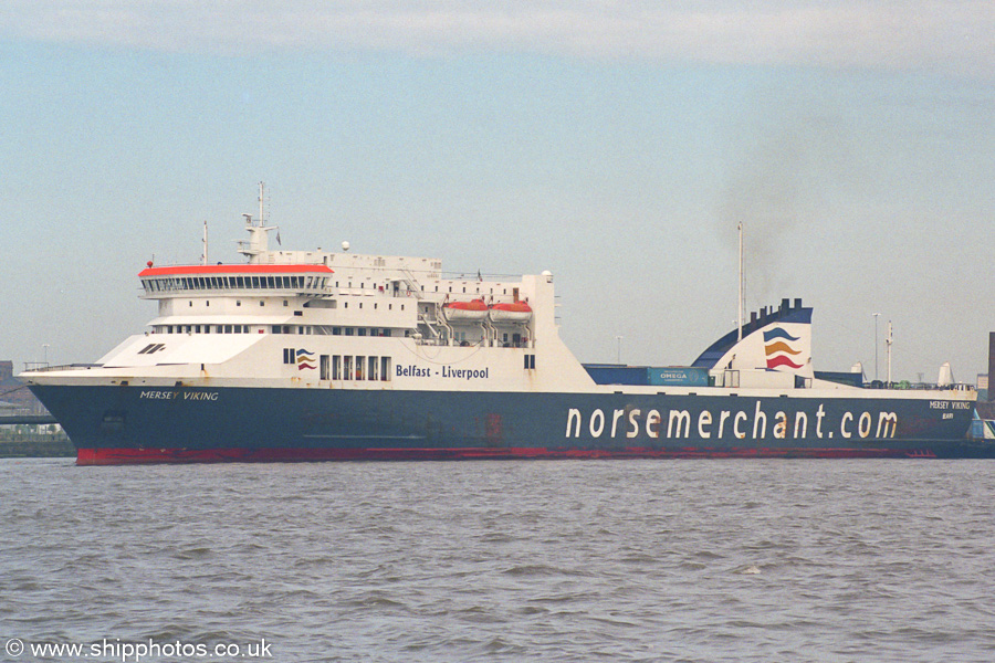 Photograph of the vessel  Mersey Viking pictured at Birkenhead on 14th June 2003
