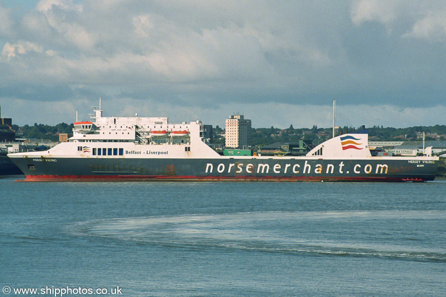 Photograph of the vessel  Mersey Viking pictured at Birkenhead on 30th August 2003