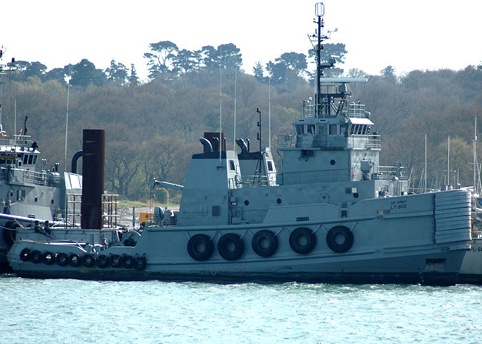 Photograph of the vessel USAV MGen. Henry Knox pictured at Hythe on 22nd April 2006