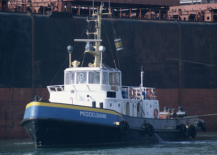 Photograph of the vessel  Middelbank pictured in Elbehaven, Europoort on 27th September 1992