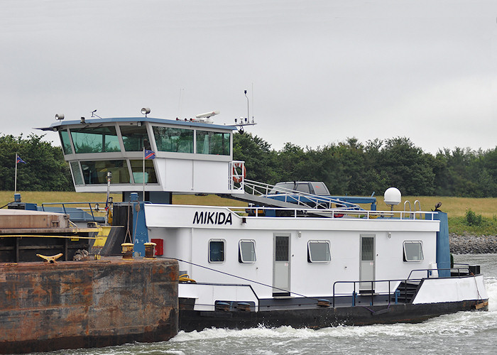 Photograph of the vessel  Mikida pictured on the Hartelkanaal, Rotterdam on 26th June 2011