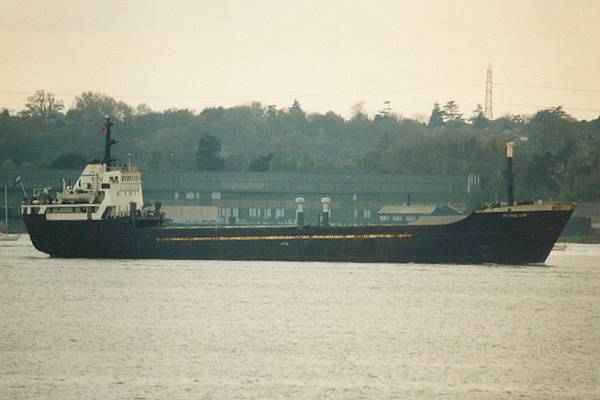 Photograph of the vessel  Mineva pictured arriving in Southampton on 18th April 1999