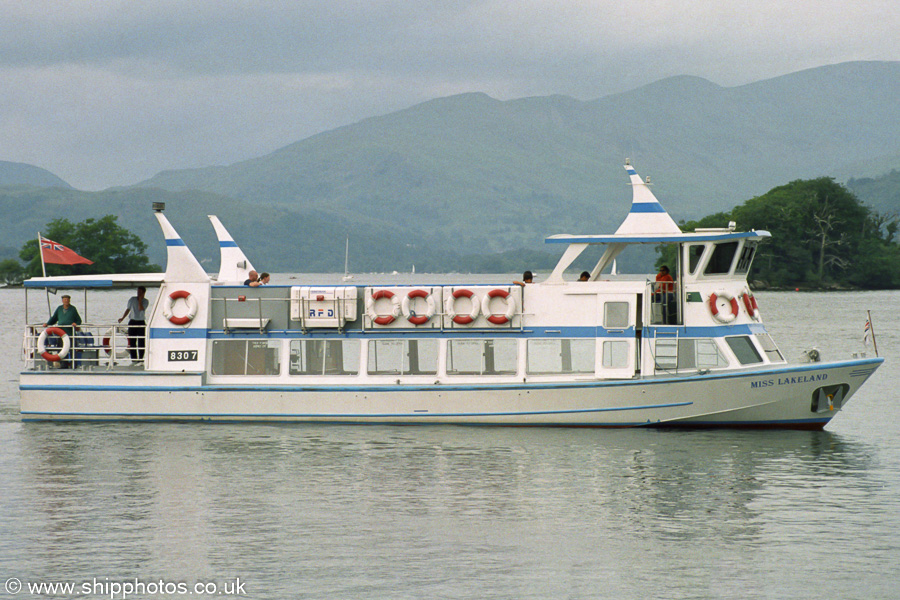  Miss Lakeland pictured at Bowness on 12th June 2004