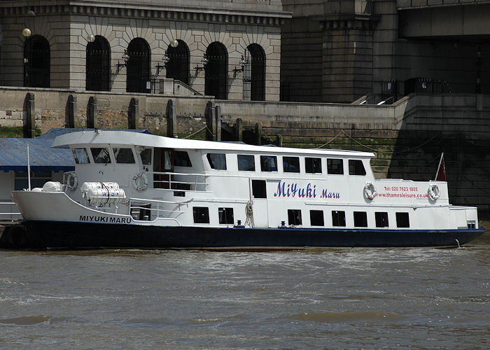 Photograph of the vessel  Miyuki Maru pictured in London on 14th June 2009