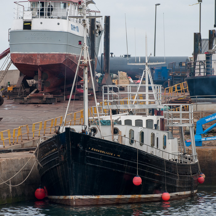 Photograph of the vessel  Monadhliath pictured at Macduff on 5th May 2014