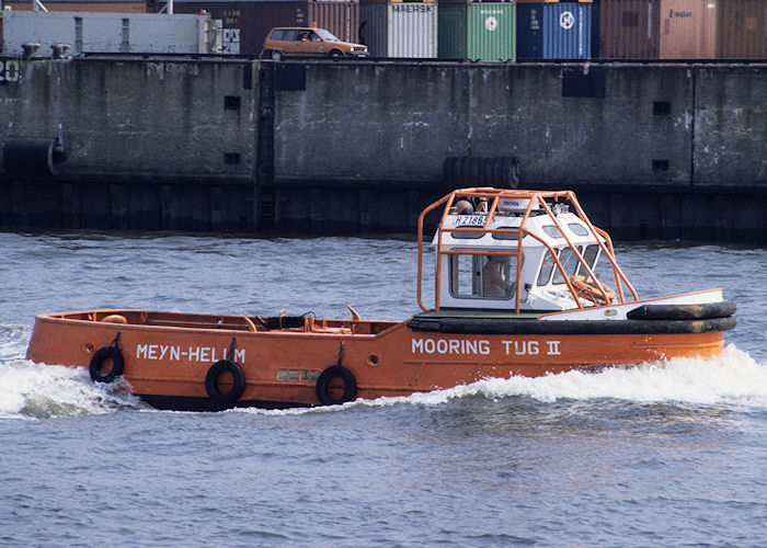 Photograph of the vessel  Mooring Tug II pictured at Hamburg on 23rd August 1995
