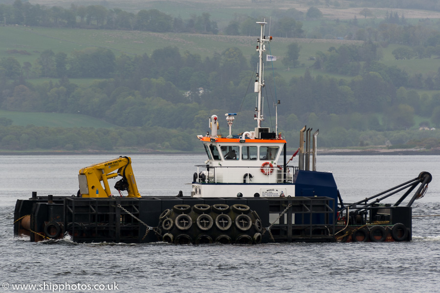 Photograph of the vessel  Morag M pictured passing Greenock on 4th June 2015