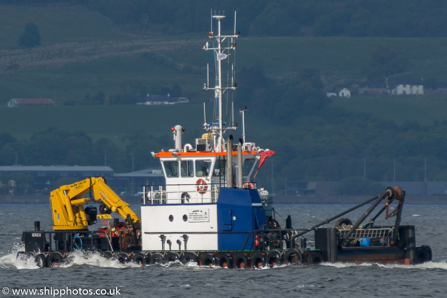 Photograph of the vessel  Morag M pictured passing Greenock on 7th June 2015
