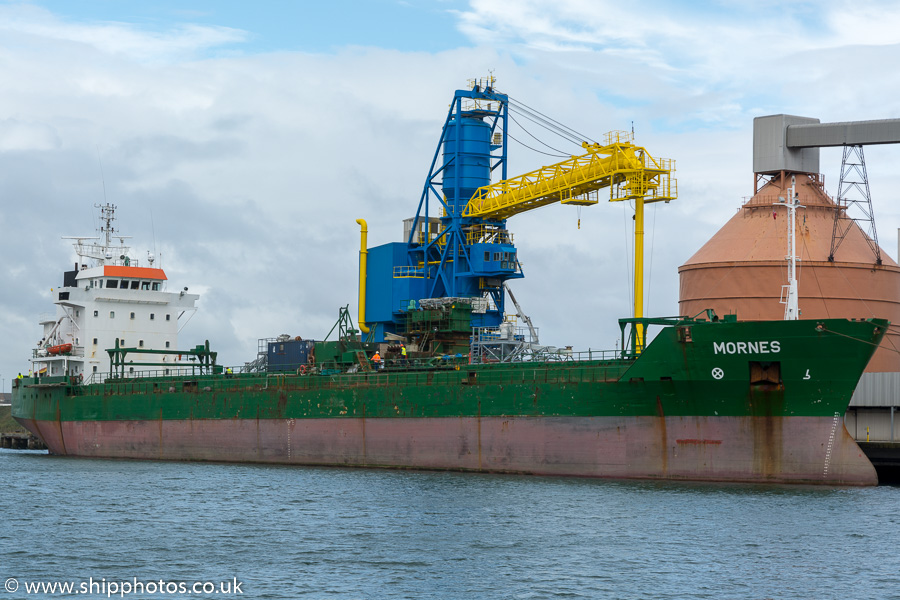 Photograph of the vessel  Mornes pictured at Blyth on 16th September 2017