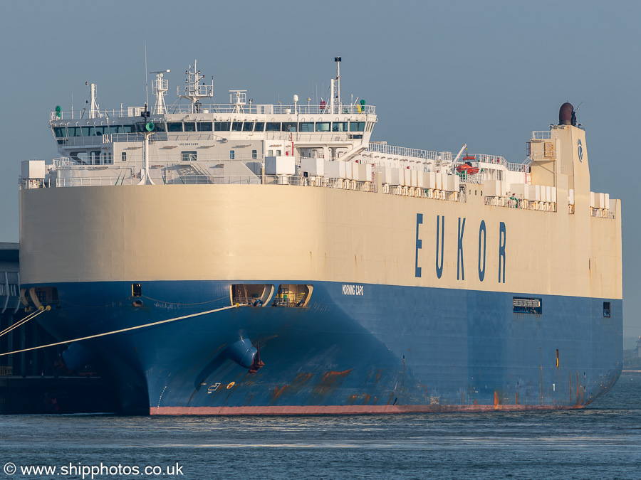 Photograph of the vessel  Morning Capo pictured at Southampton on 25th April 2025