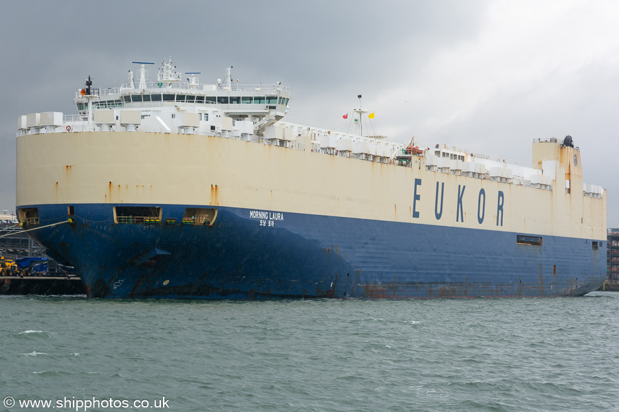 Photograph of the vessel  Morning Laura pictured at Southampton on 15th July 2024
