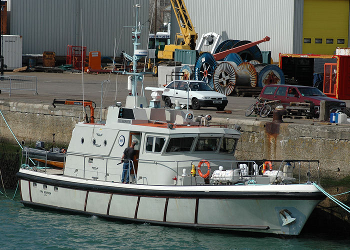 Photograph of the vessel rv Morven pictured in Empress Dock, Southampton on 22nd April 2006