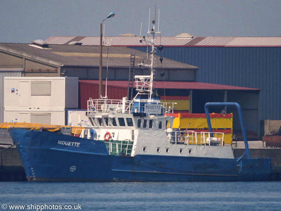 Photograph of the vessel rv Mouette pictured at Dunkerque on 7th May 2003