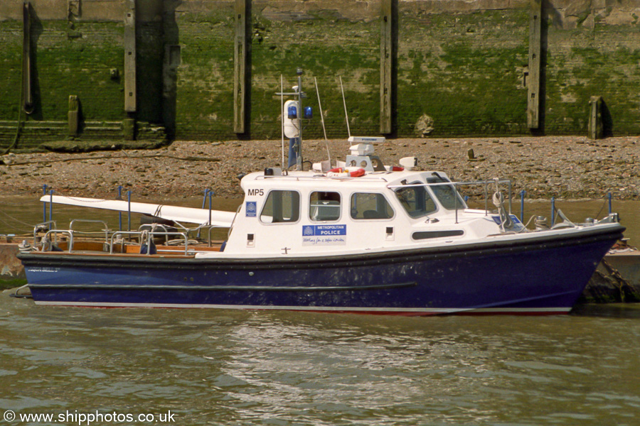 Photograph of the vessel  MP 5 pictured at Wapping on 17th July 2005