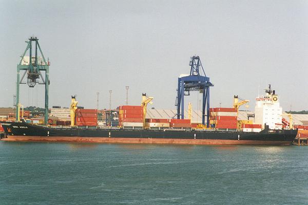 Photograph of the vessel  MSC Adele pictured in Felixstowe on 20th August 1995
