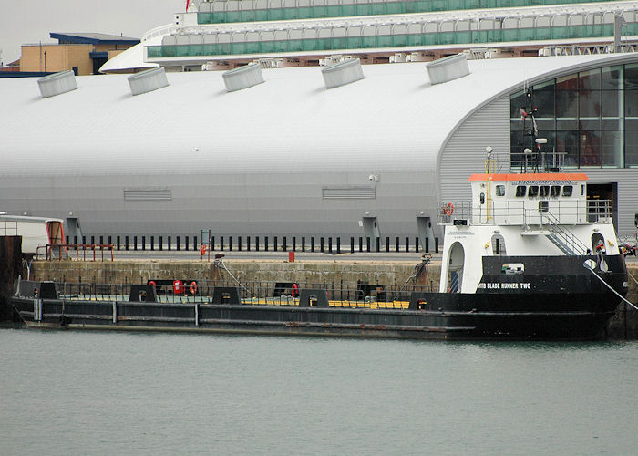 Photograph of the vessel  MTB Blade Runner Two pictured in Southampton Docks on 14th August 2010