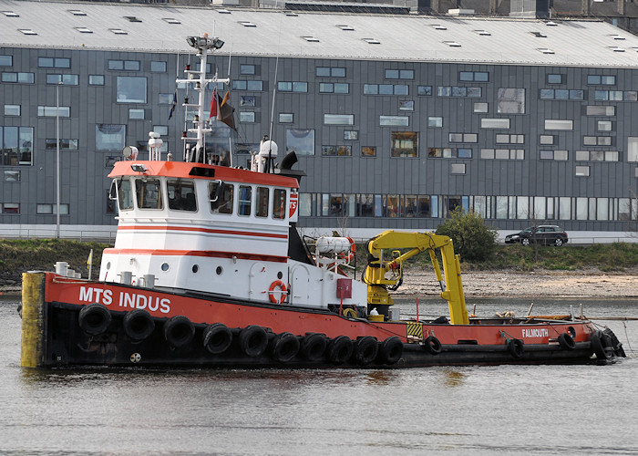  MTS Indus pictured departing Aberdeen on 16th April 2012